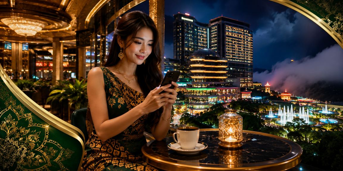 Permainan bertanggungjawab di resort hiburan Malaysia dengan pakaian batik